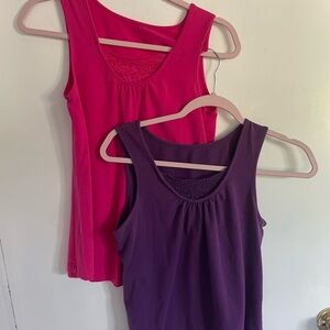 Avon’s Signature Collection Vibrant Sleeveless Tank Tops - Fuchsia & Plum in S/P